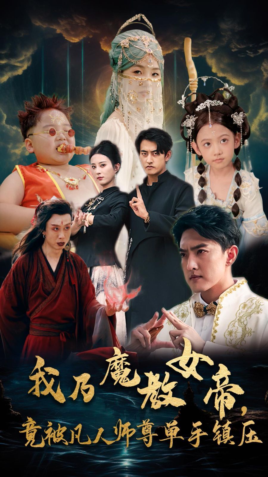 我乃魔教女帝,竟被凡人师尊单手镇压海报