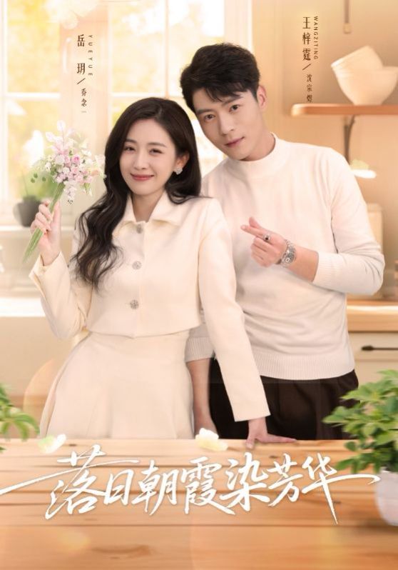 落日朝霞染芳华海报