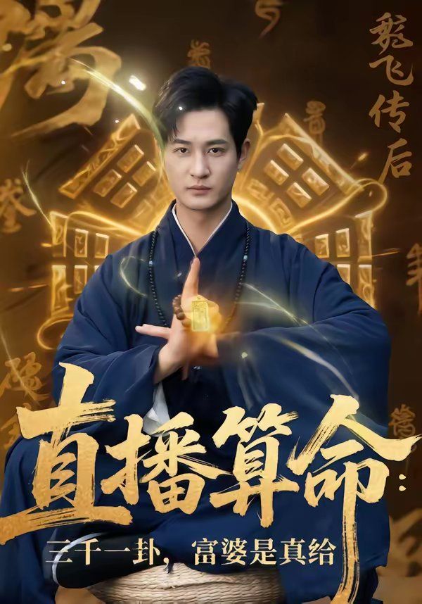 直播算命：三千一卦，富婆是真给海报