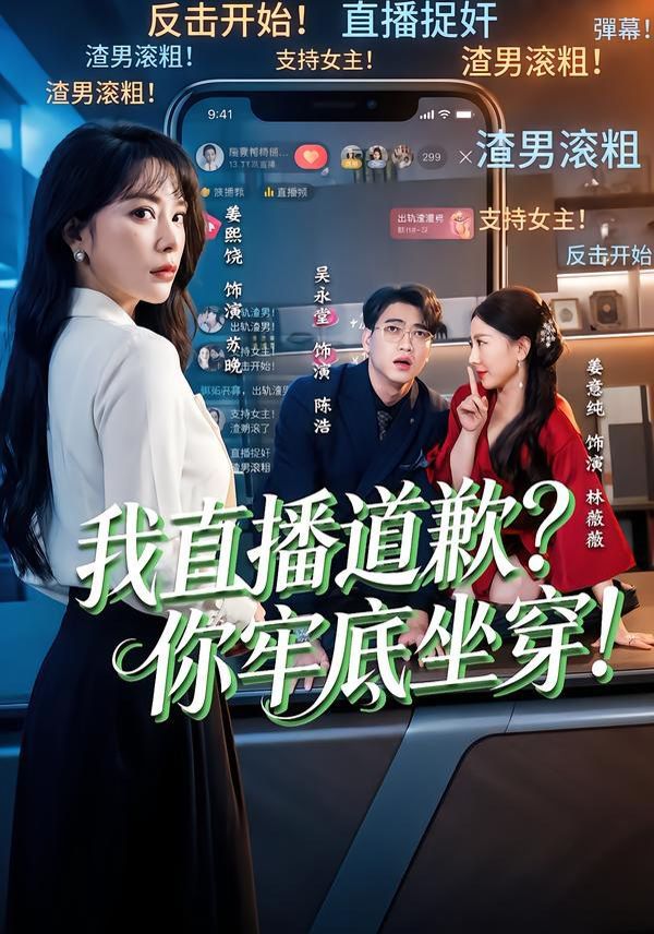 我直播道歉？你牢底坐穿！海报