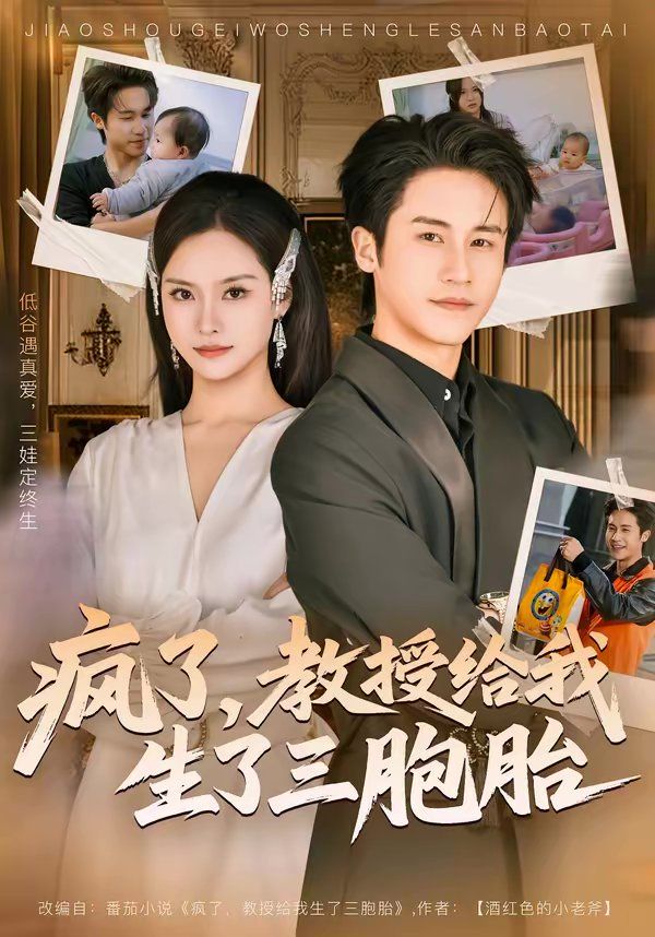 疯了，教授给我生了三胞胎海报