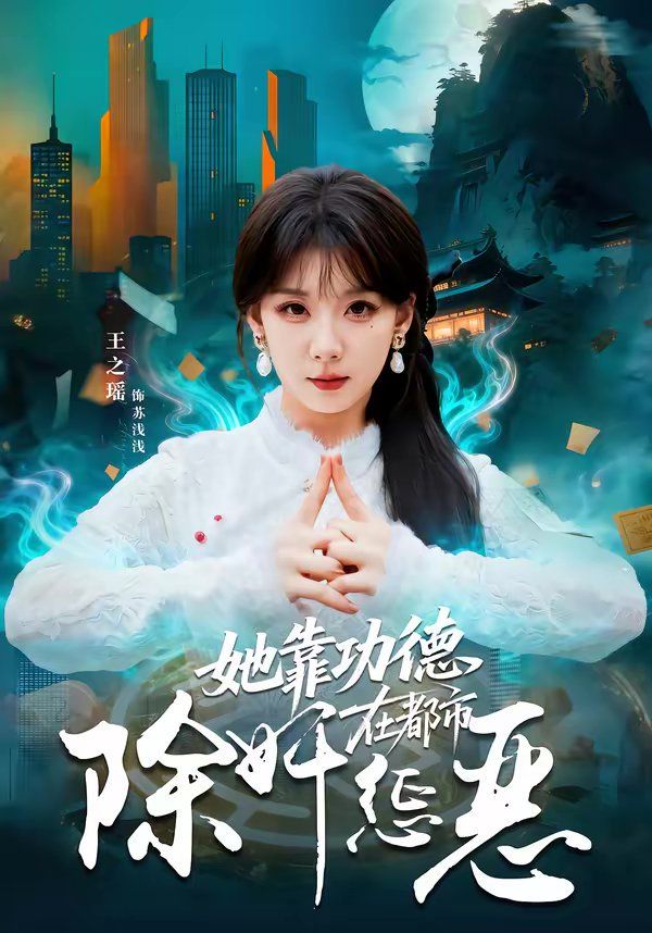 她靠功德在都市除奸惩恶海报