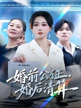 婚前公证,婚后清算海报
