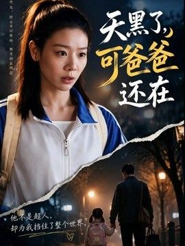 天黑了,可爸爸还在海报